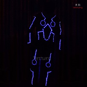 full color led spider dance costume for show